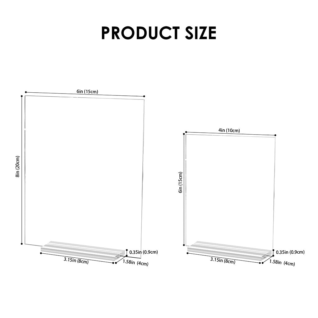 Famille pour toujours - Plaque acrylique transparente personnalisée pour la famille