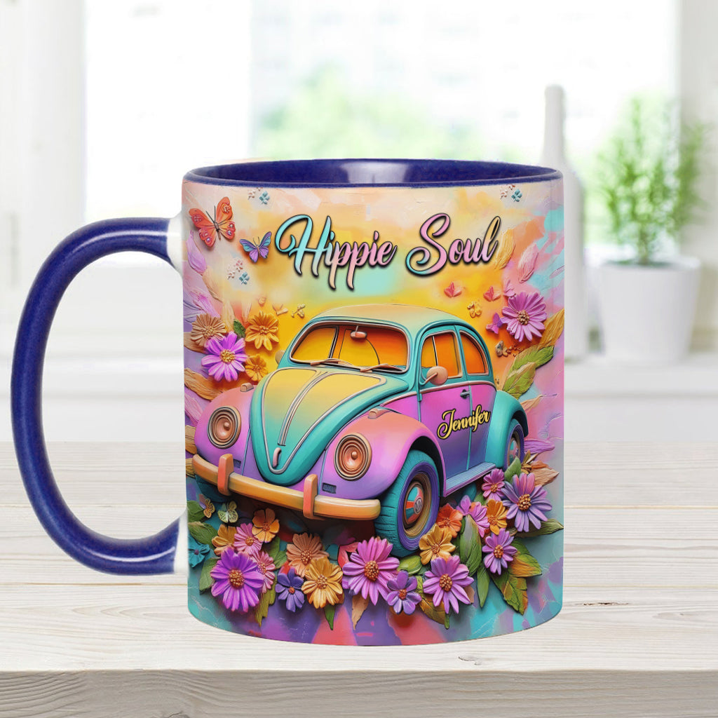 Hippie Soul - Personalized Hippie Accent Mug