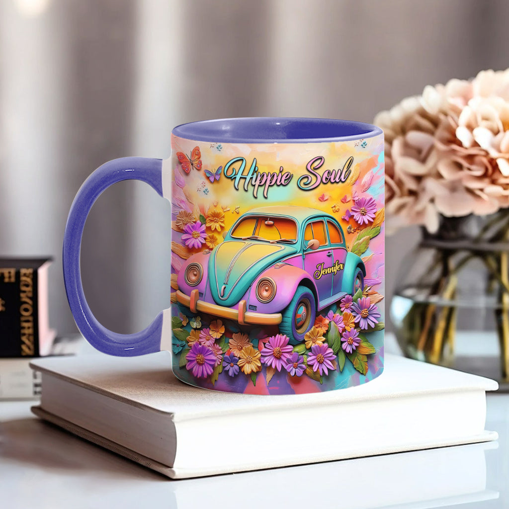 Hippie Soul - Personalized Hippie Accent Mug