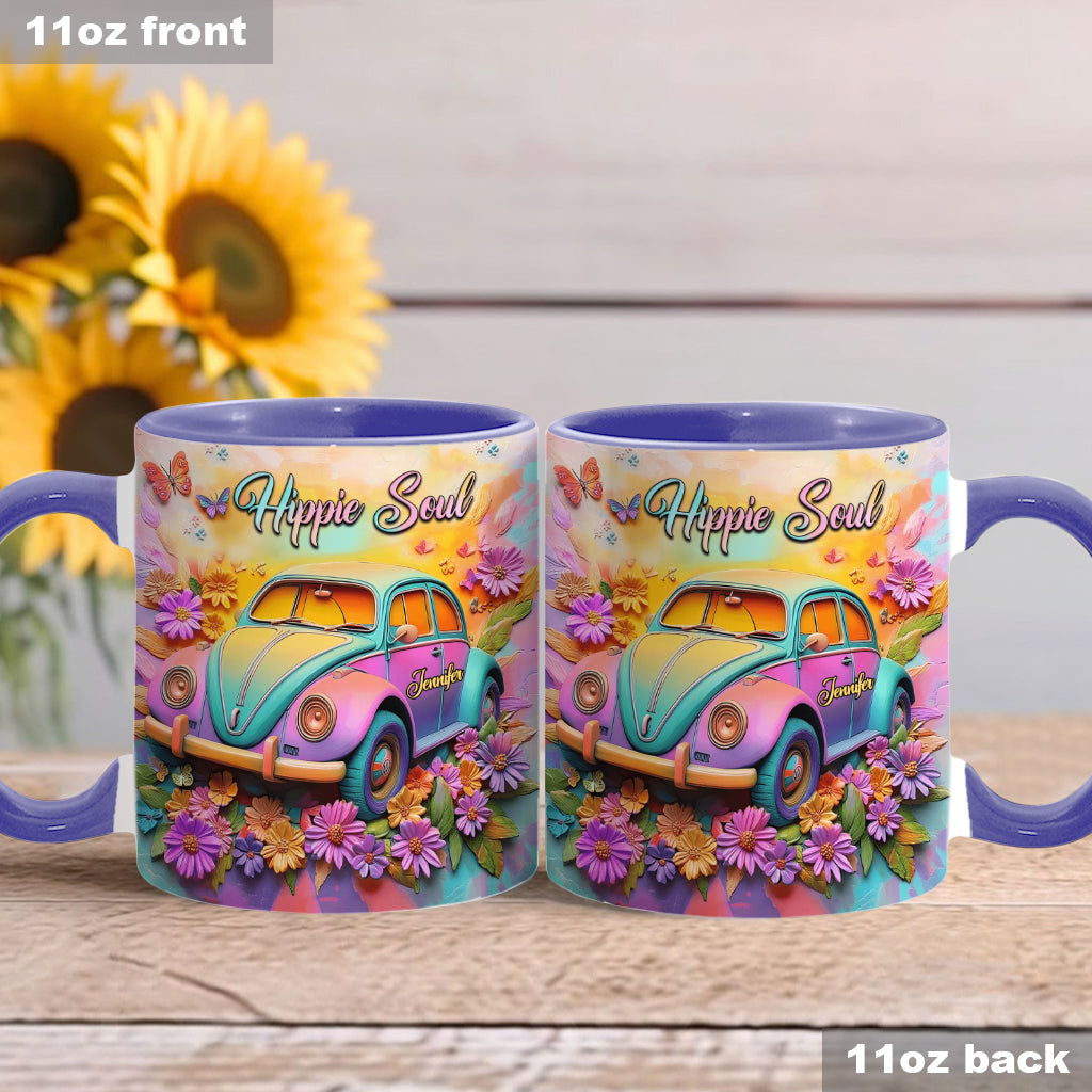 Hippie Soul - Personalized Hippie Accent Mug