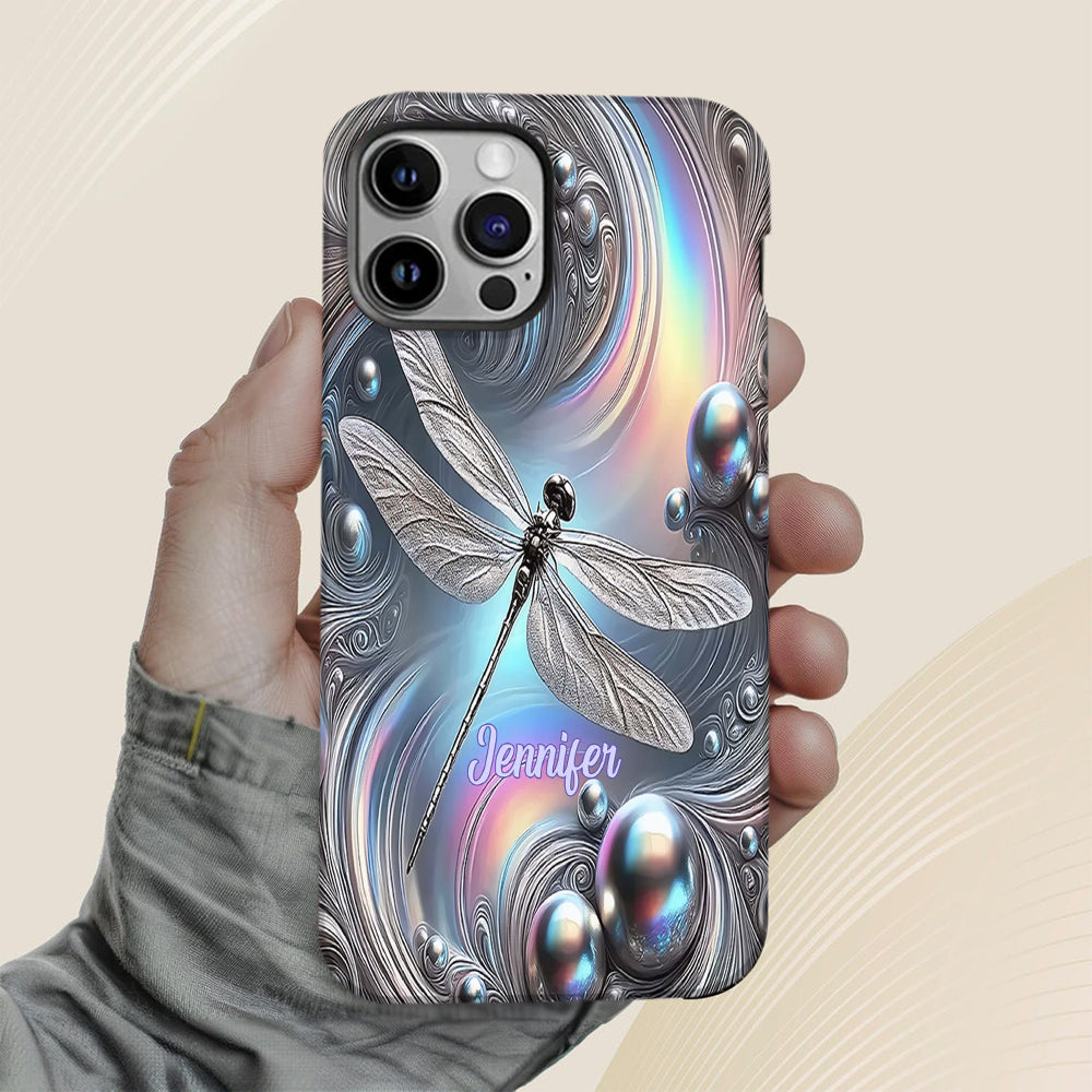 Magnifique libellule - Coque de téléphone personnalisée avec motif libellule intégral