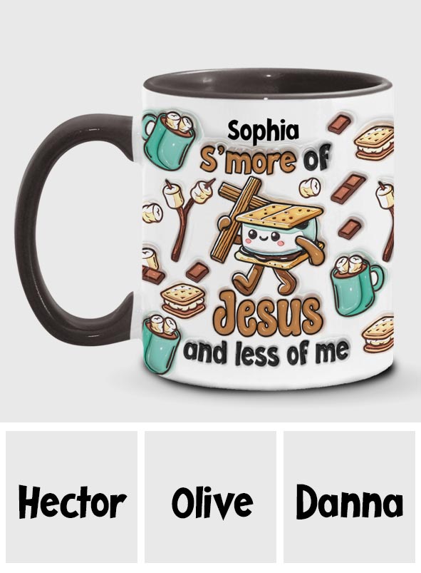 S'more of Jesus - Personalized Christian Accent Mug