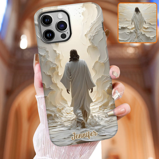 Walk With God - Personalized Christian Full Print Phone Case