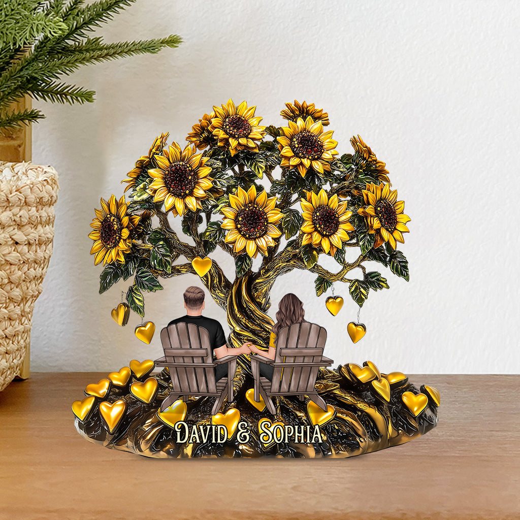 Toi et moi - Plaque acrylique personnalisée pour couple