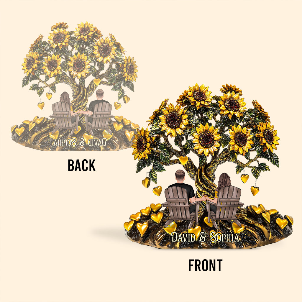 Toi et moi - Plaque acrylique personnalisée pour couple