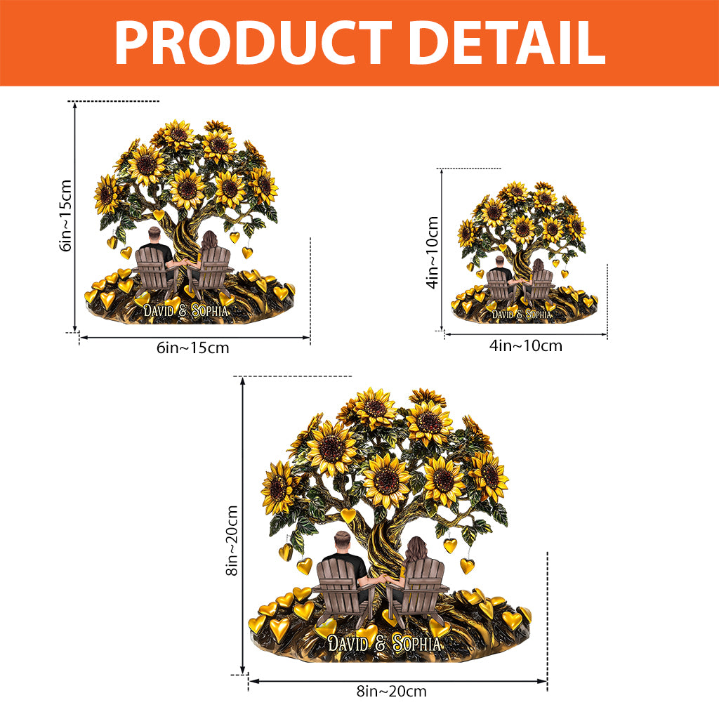 Toi et moi - Plaque acrylique personnalisée pour couple