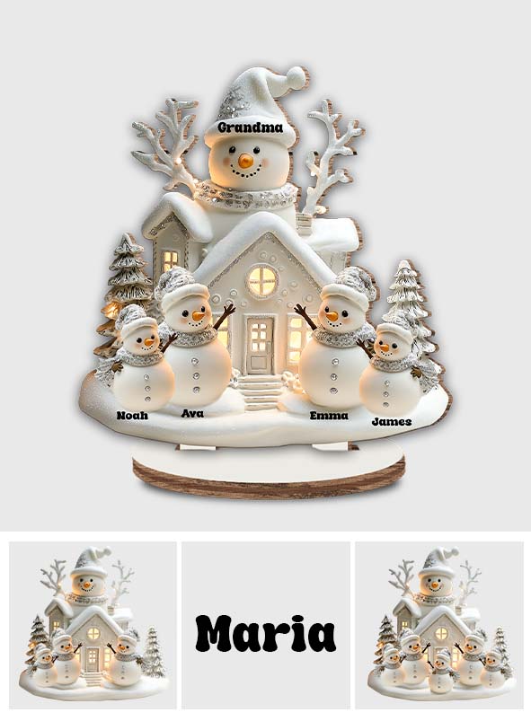 Love Being A Grandma - Personalized Grandma Freestanding Wood Plaque