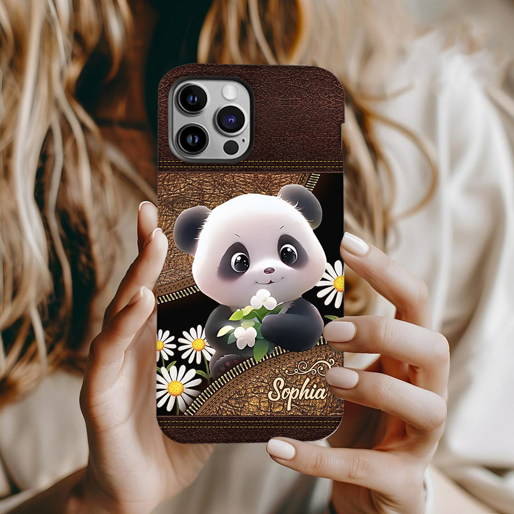 Just A Girl Who Loves Pandas - Personalized Panda Lover Full Print Phone Case
