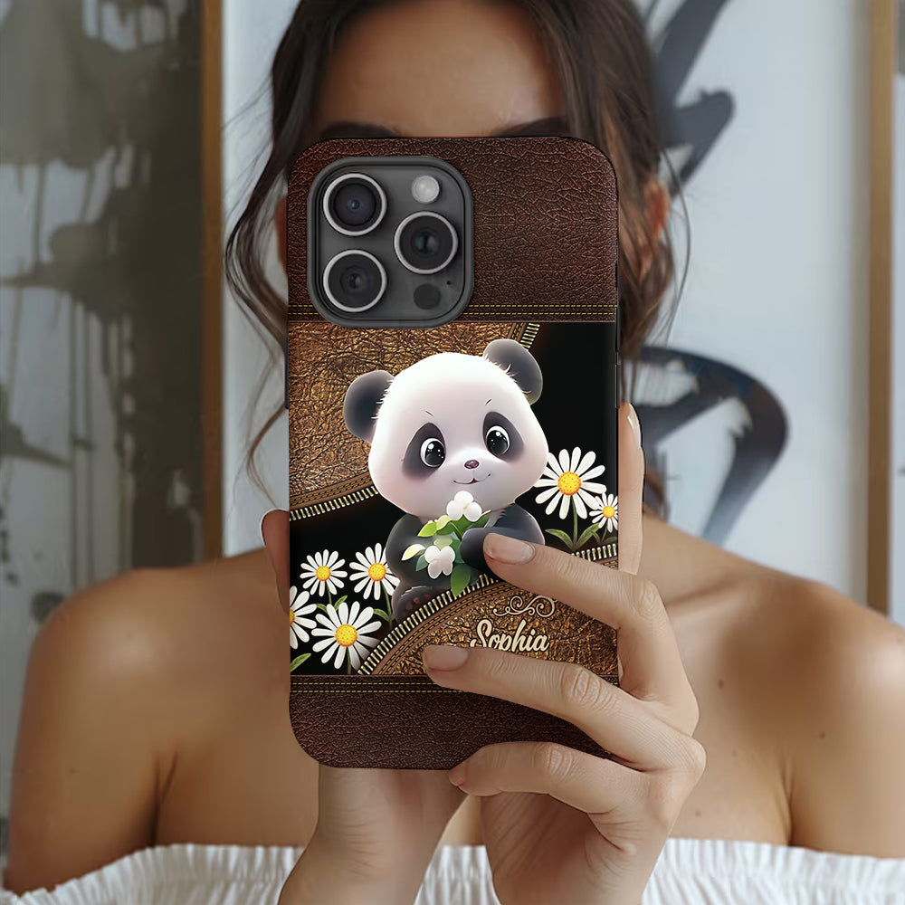 Just A Girl Who Loves Pandas - Personalized Panda Lover Full Print Phone Case