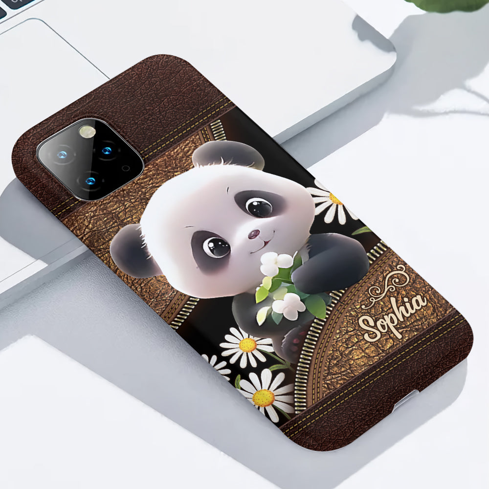 Just A Girl Who Loves Pandas - Personalized Panda Lover Full Print Phone Case