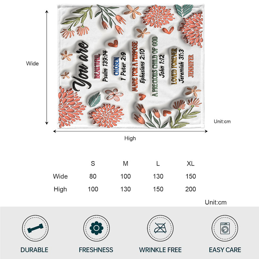 You Are Bible - Personalized Christian Blanket