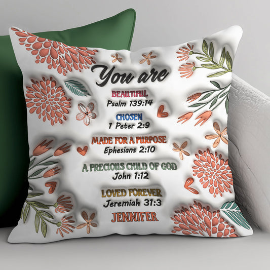 You Are Bible - Personalized Christian Throw Pillow