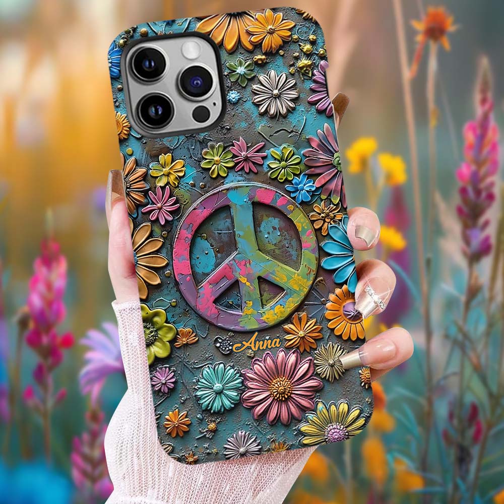 Coque de téléphone personnalisée Hippie Soul - Motif hippie intégral