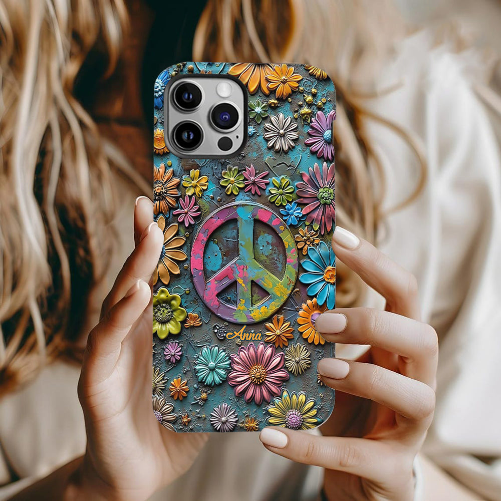 Coque de téléphone personnalisée Hippie Soul - Motif hippie intégral