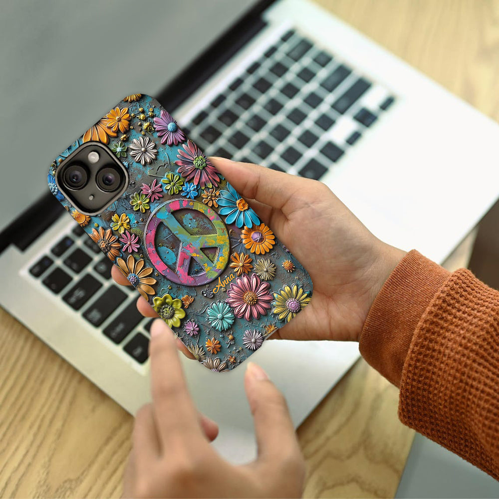 Coque de téléphone personnalisée Hippie Soul - Motif hippie intégral