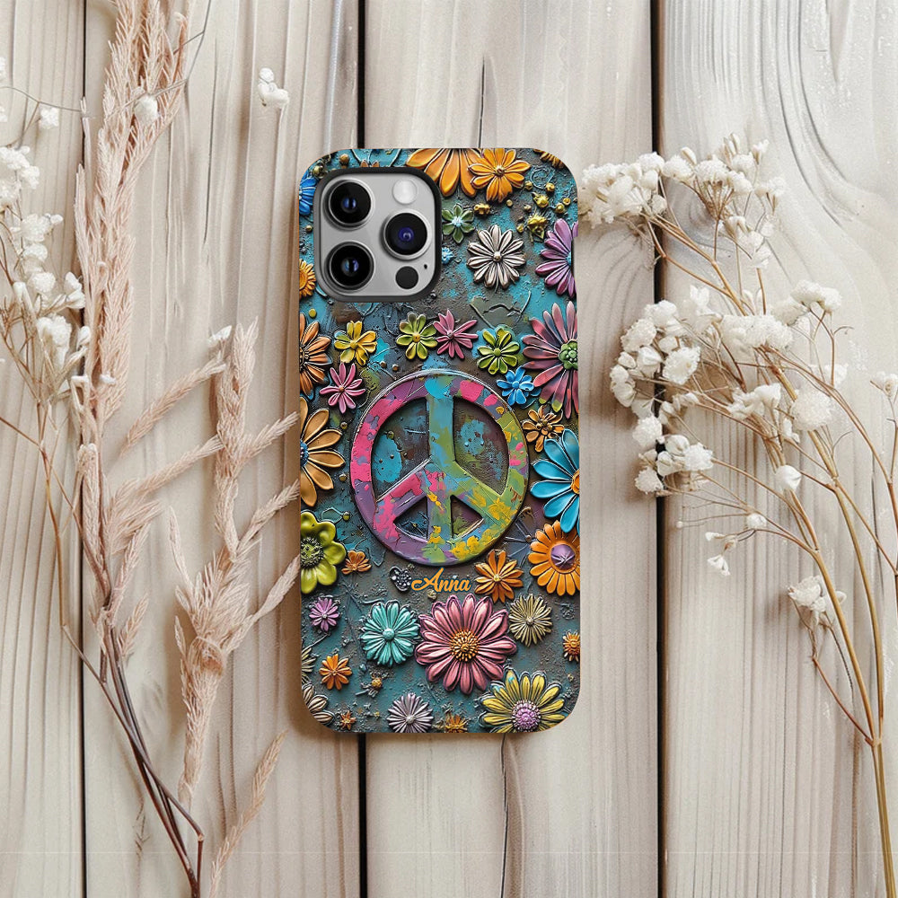Coque de téléphone personnalisée Hippie Soul - Motif hippie intégral