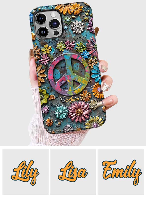 Coque de téléphone personnalisée Hippie Soul - Motif hippie intégral