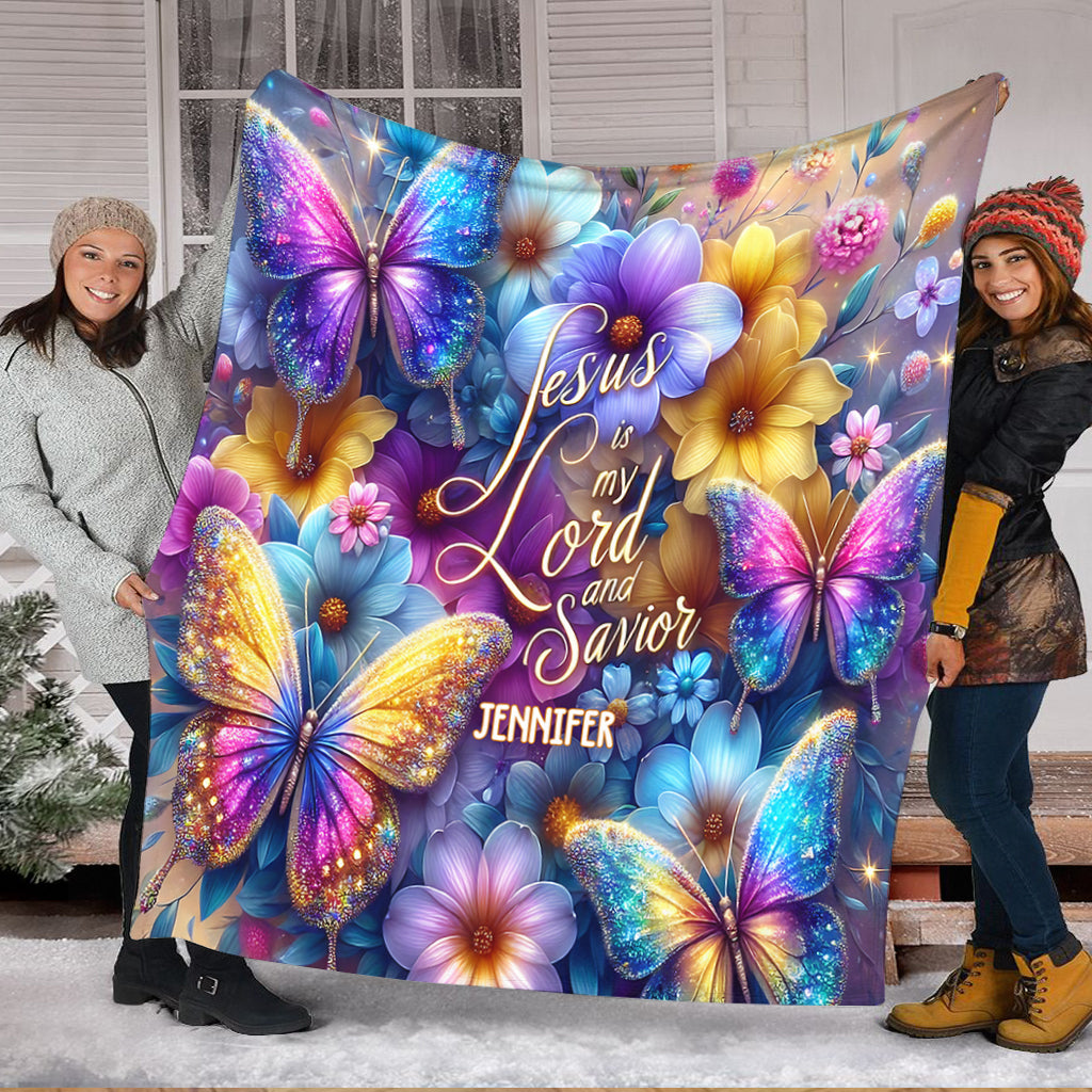 Jesus Is My Lord - Personalized Christian Blanket