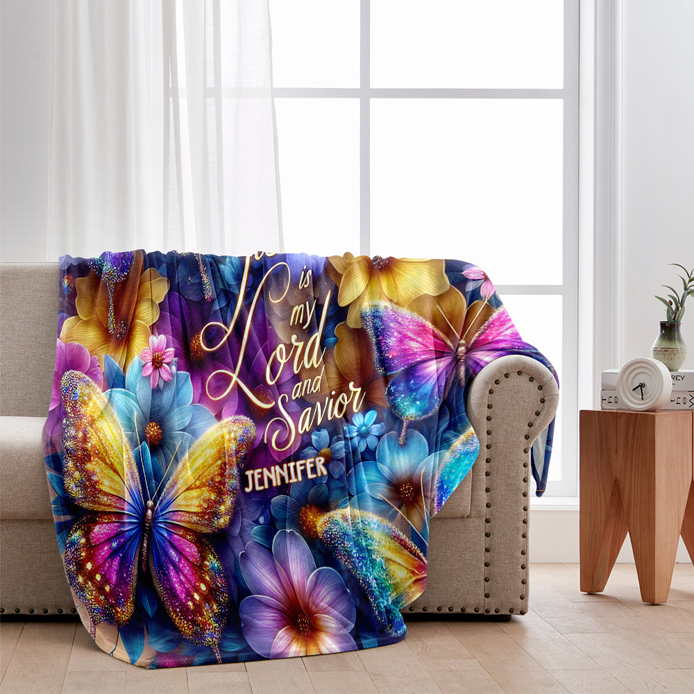 Jesus Is My Lord - Personalized Christian Blanket