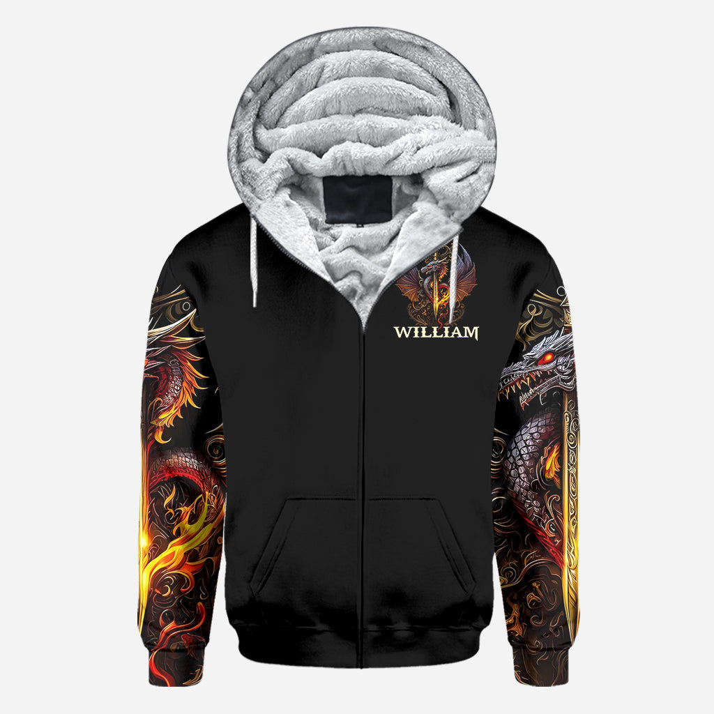 Heart Of A Dragon - Personalized Dragon All Over Shirt