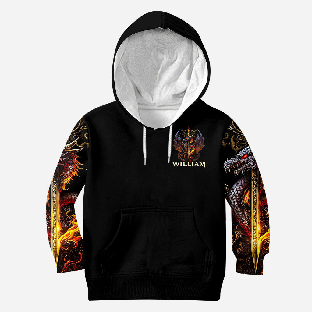 Heart Of A Dragon - Personalized Dragon All Over Shirt