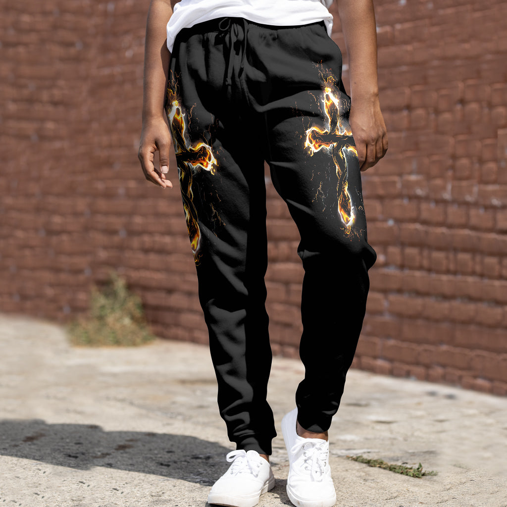 Vous accompagnera tout au long de votre parcours - Ensemble sweat-shirt et pantalon de survêtement chrétiens personnalisés