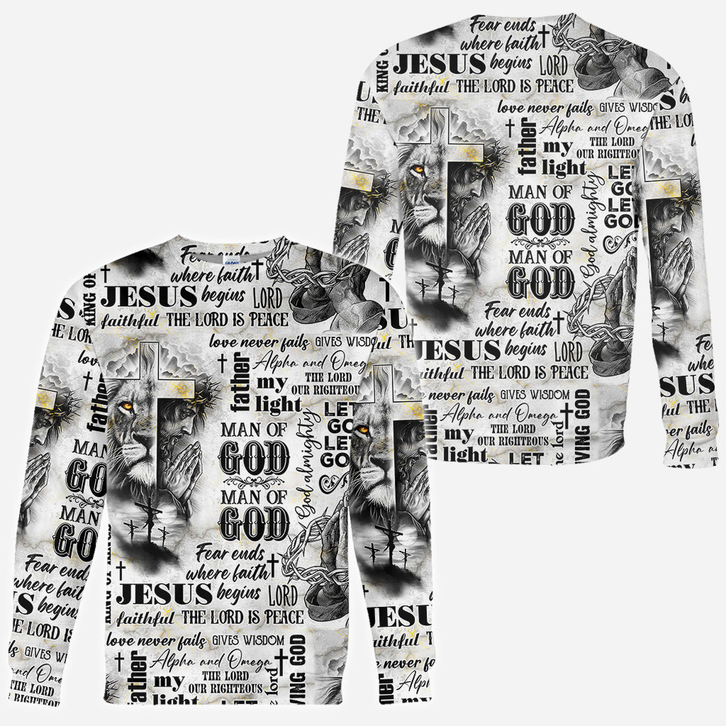 Homme de Dieu - T-shirt chrétien personnalisé intégral