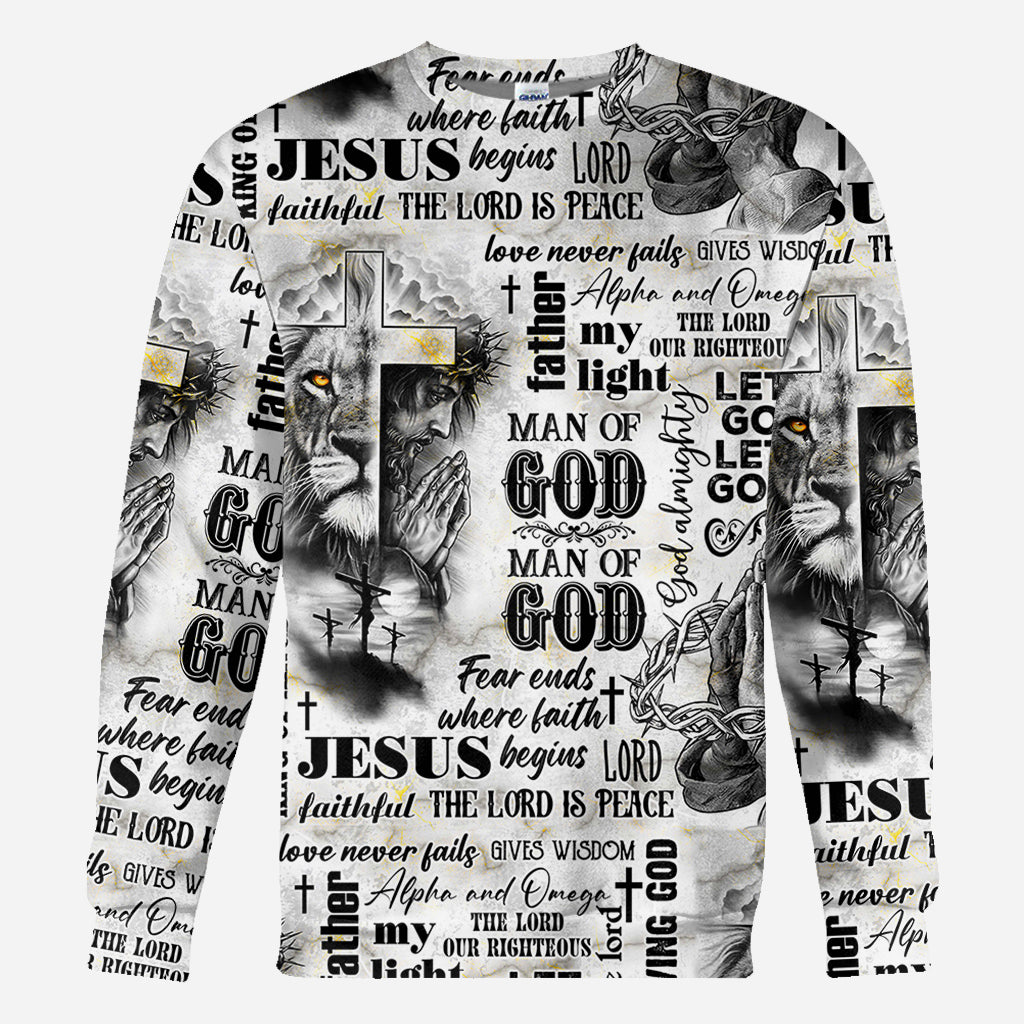 Homme de Dieu - T-shirt chrétien personnalisé intégral