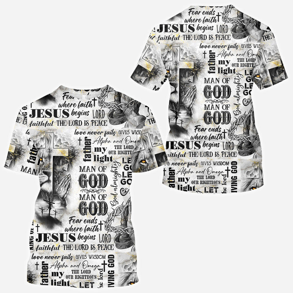 Homme de Dieu - T-shirt chrétien personnalisé intégral