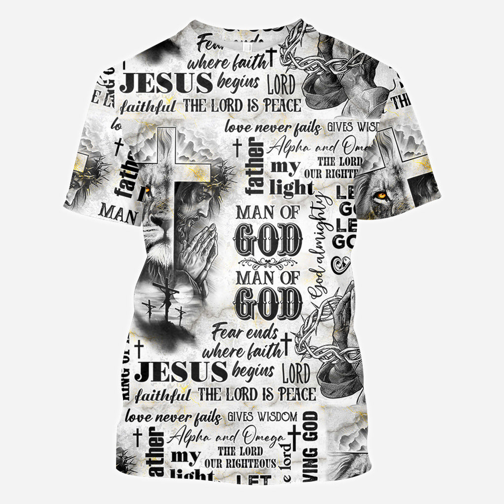 Homme de Dieu - T-shirt chrétien personnalisé intégral