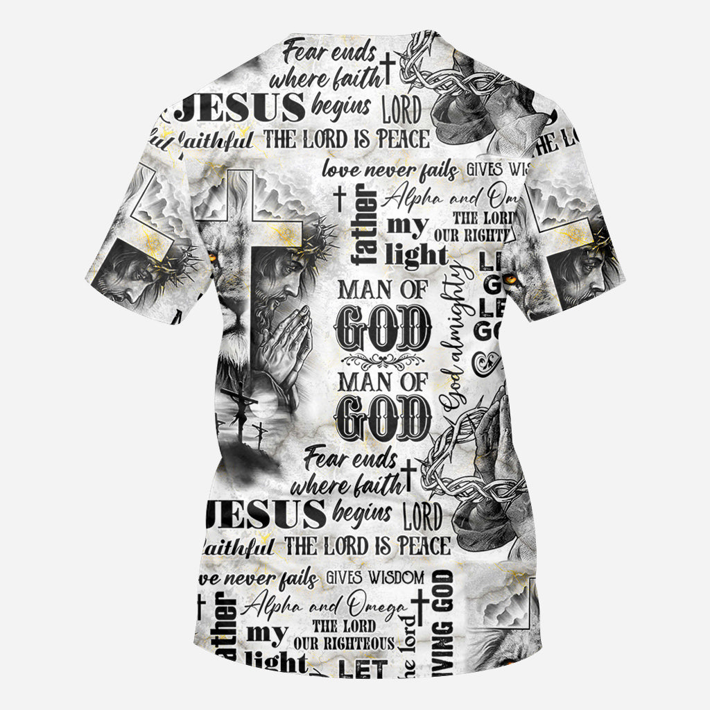 Homme de Dieu - T-shirt chrétien personnalisé intégral