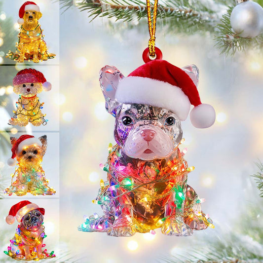 Joyeux Woofmas - Ornement personnalisé pour chien