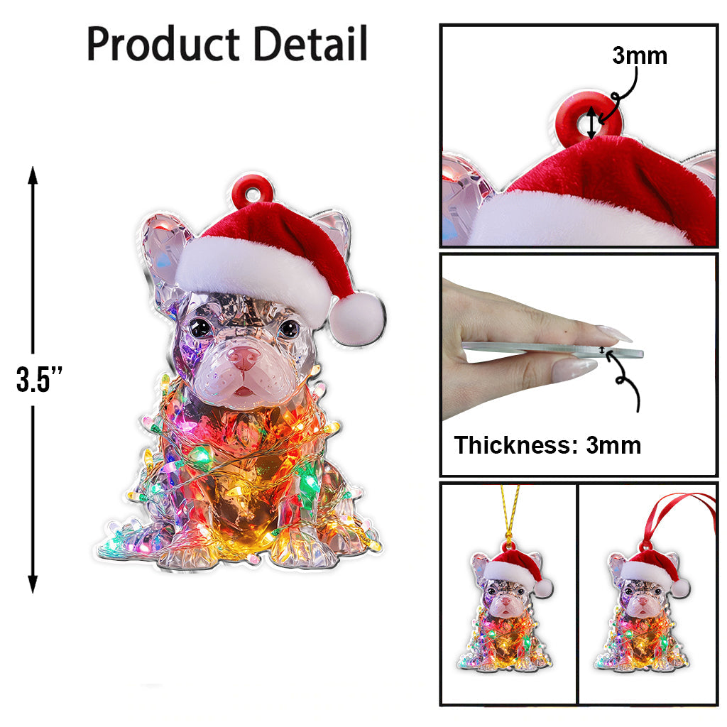 Merry Woofmas - Personalized Dog Ornament