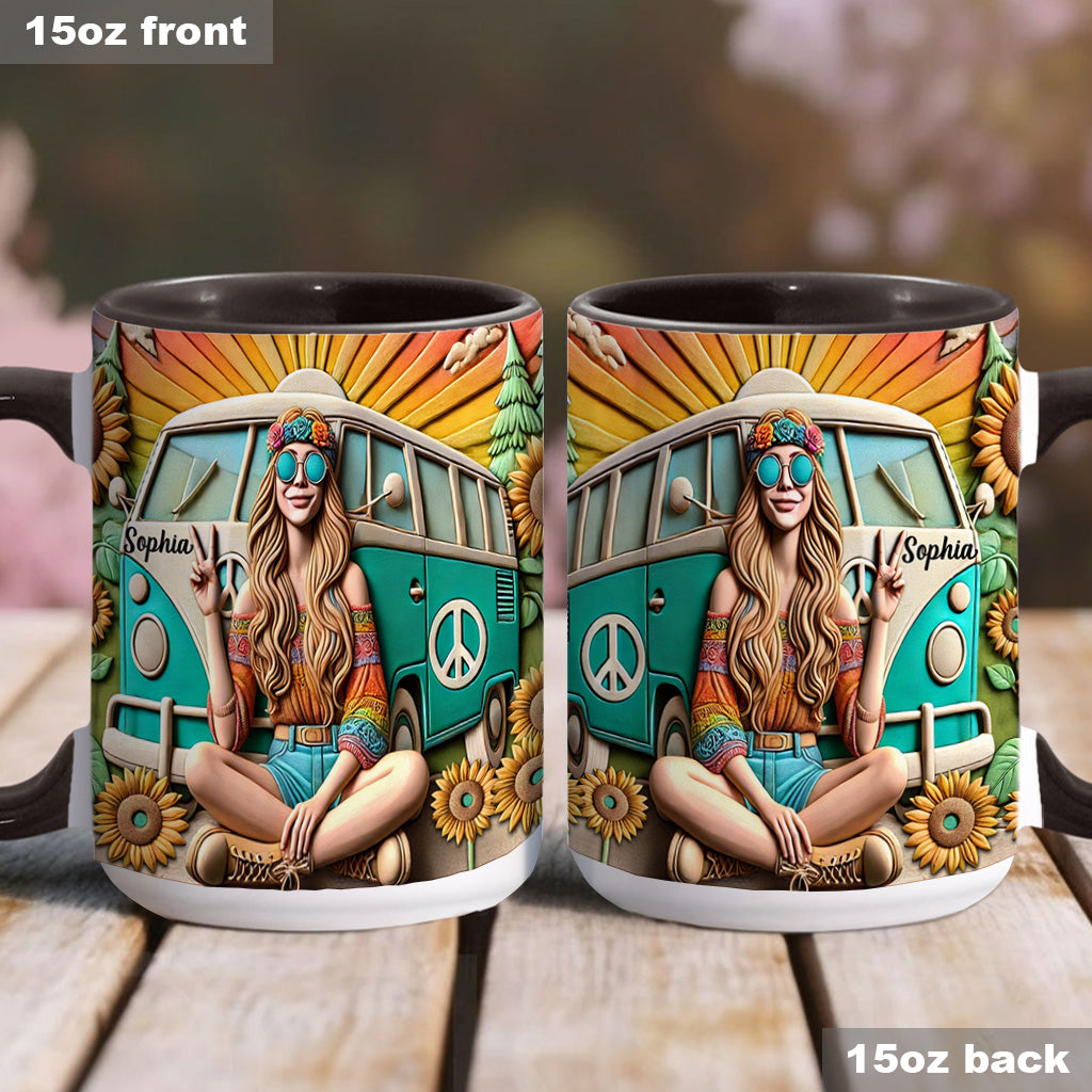 Hippie Soul - Personalized Hippie Accent Mug