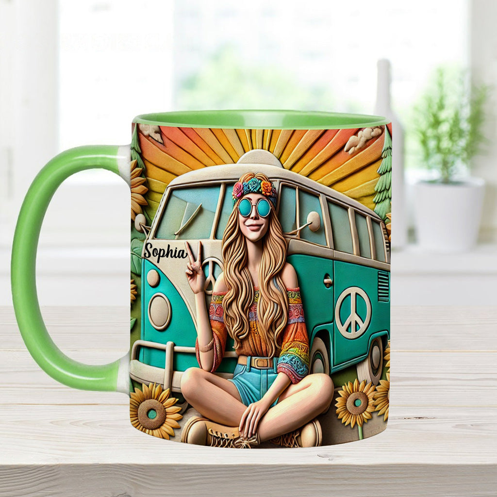 Hippie Soul - Personalized Hippie Accent Mug