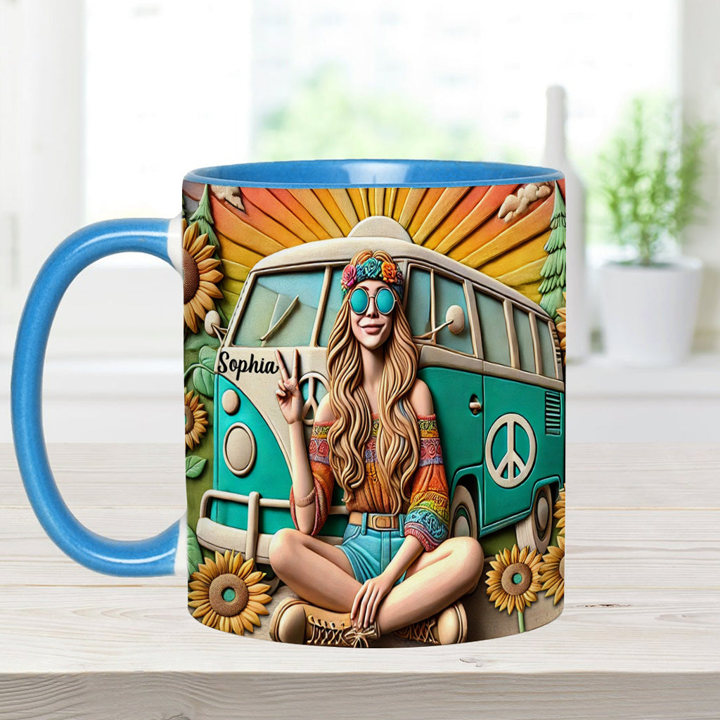 Hippie Soul - Personalized Hippie Accent Mug