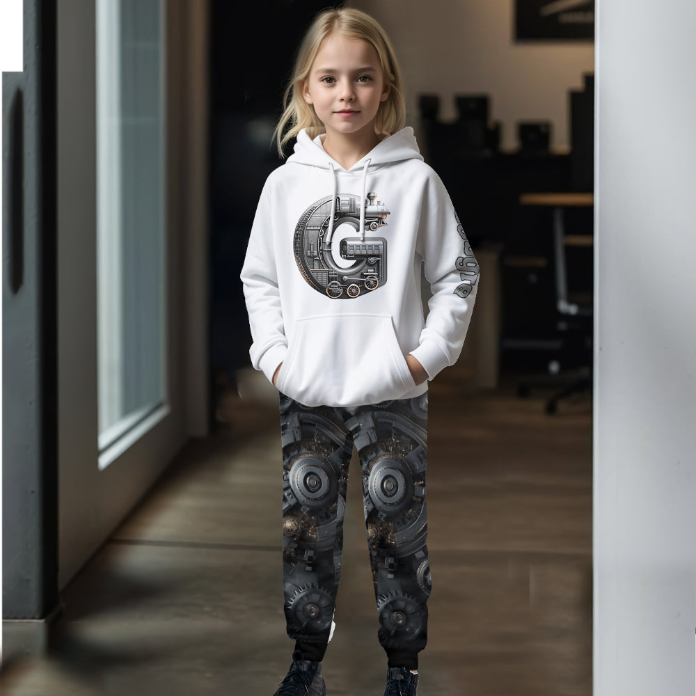 Awesome Train - Personalized Kid Hoodie & Kid Jogger Sweatpants
