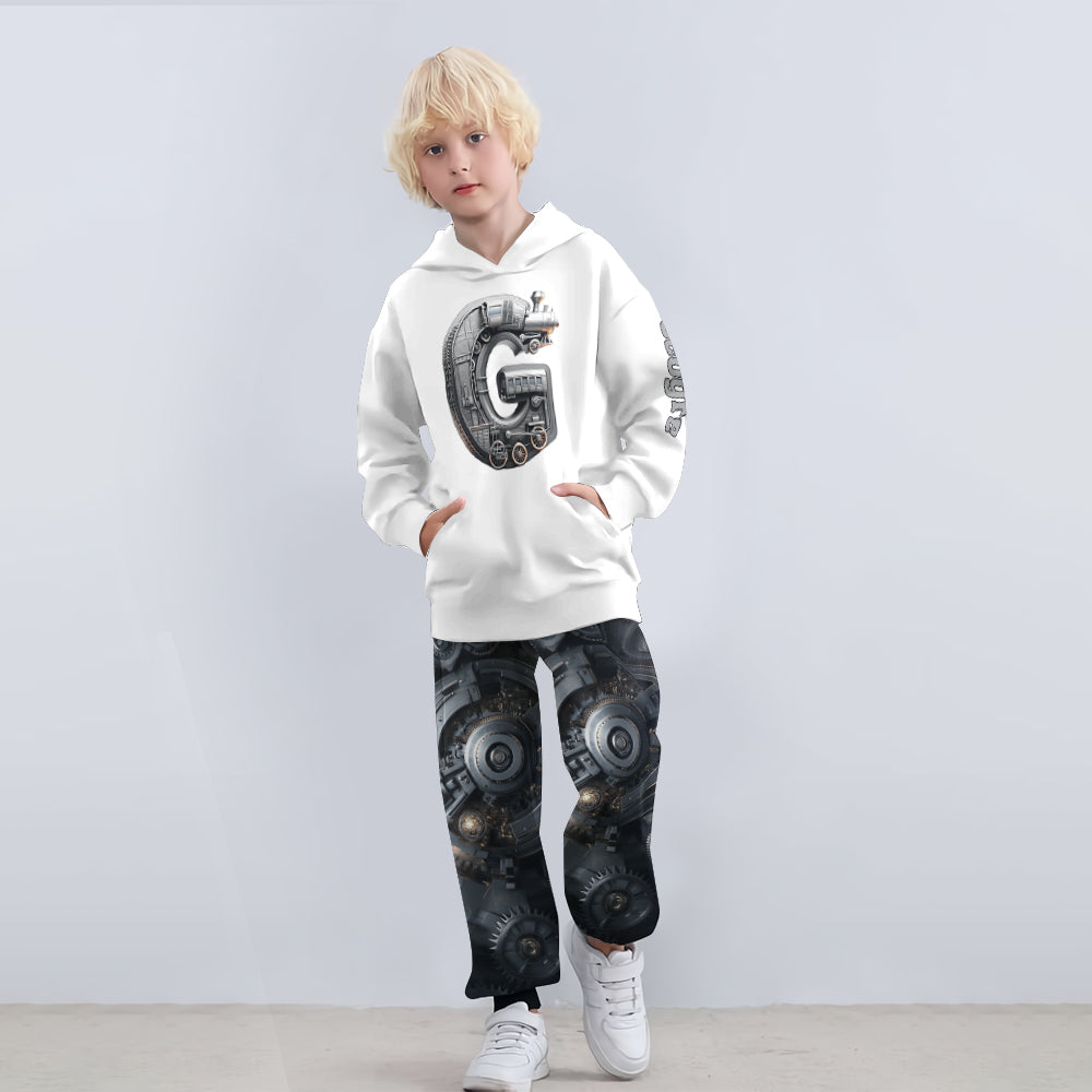 Awesome Train - Personalized Kid Hoodie & Kid Jogger Sweatpants