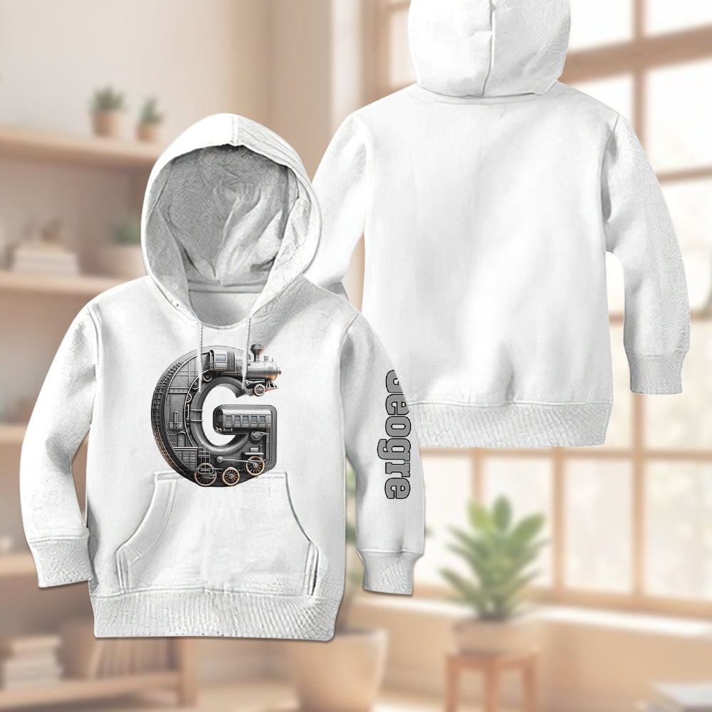 Awesome Train - Personalized Kid Hoodie & Kid Jogger Sweatpants