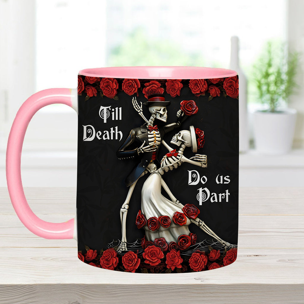 Jusqu'à ce que la mort nous sépare - Mug personnalisé pour couple