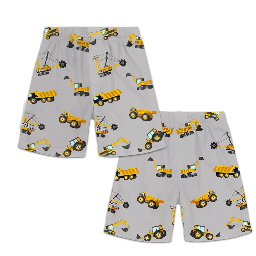 Cool Truck Alphabet - Personalized Kid T-shirt & Shorts