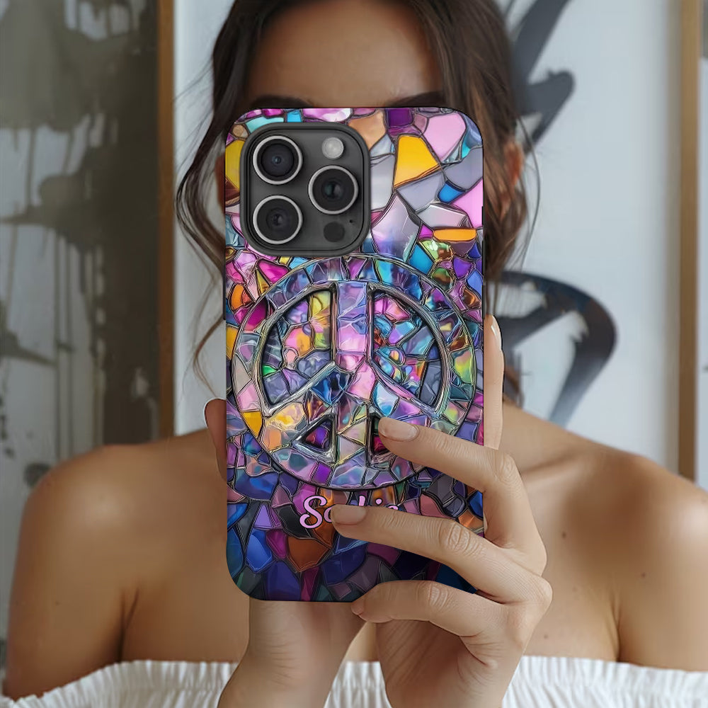 Coque de téléphone personnalisée Hippie Soul - Motif hippie intégral