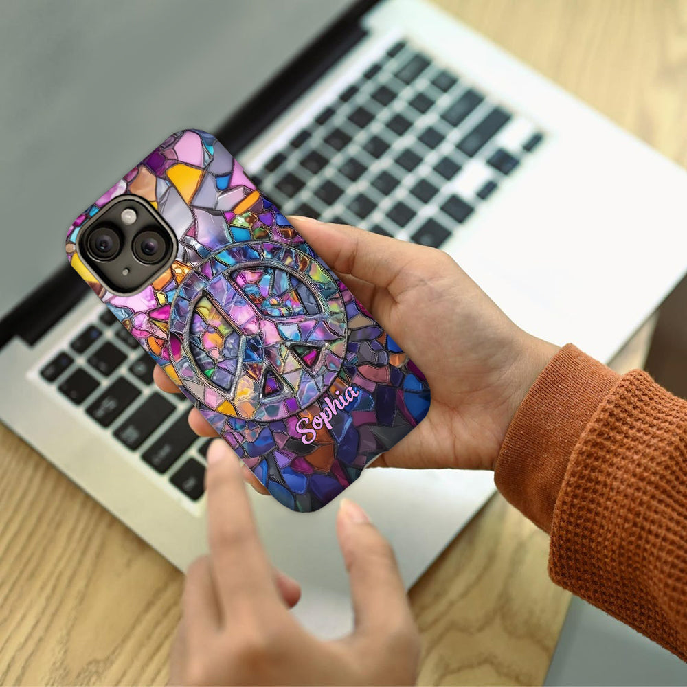 Coque de téléphone personnalisée Hippie Soul - Motif hippie intégral