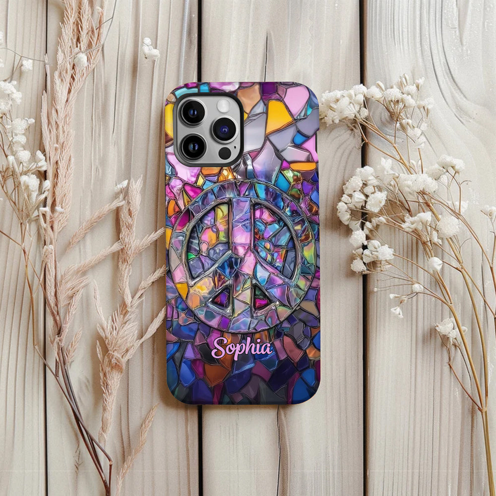 Coque de téléphone personnalisée Hippie Soul - Motif hippie intégral