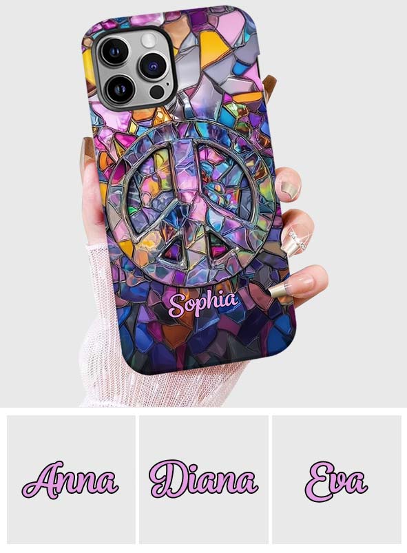 Coque de téléphone personnalisée Hippie Soul - Motif hippie intégral
