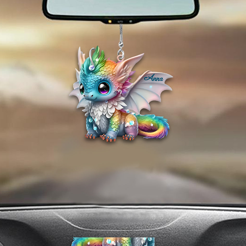 Beautiful Dragon - Personalized Dragon Car Ornament
