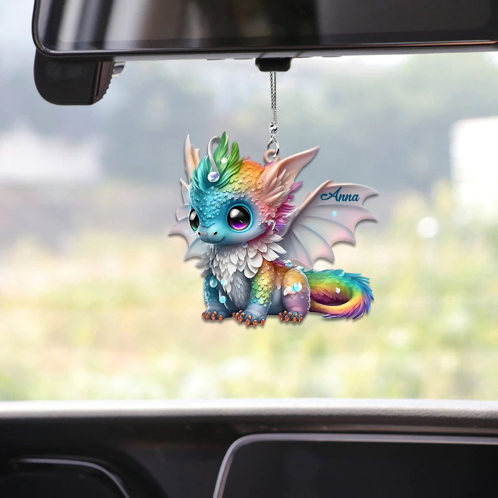Beautiful Dragon - Personalized Dragon Car Ornament
