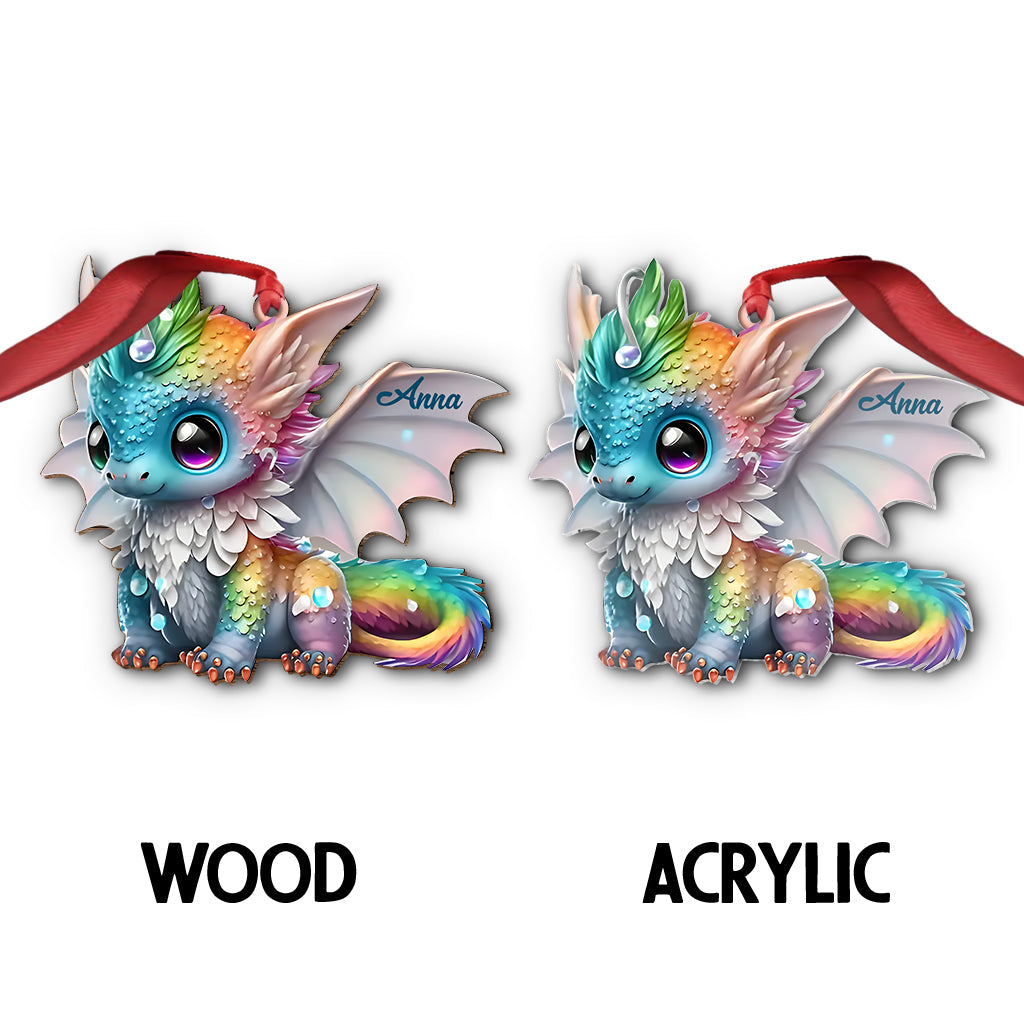 Beautiful Dragon - Personalized Dragon Ornament