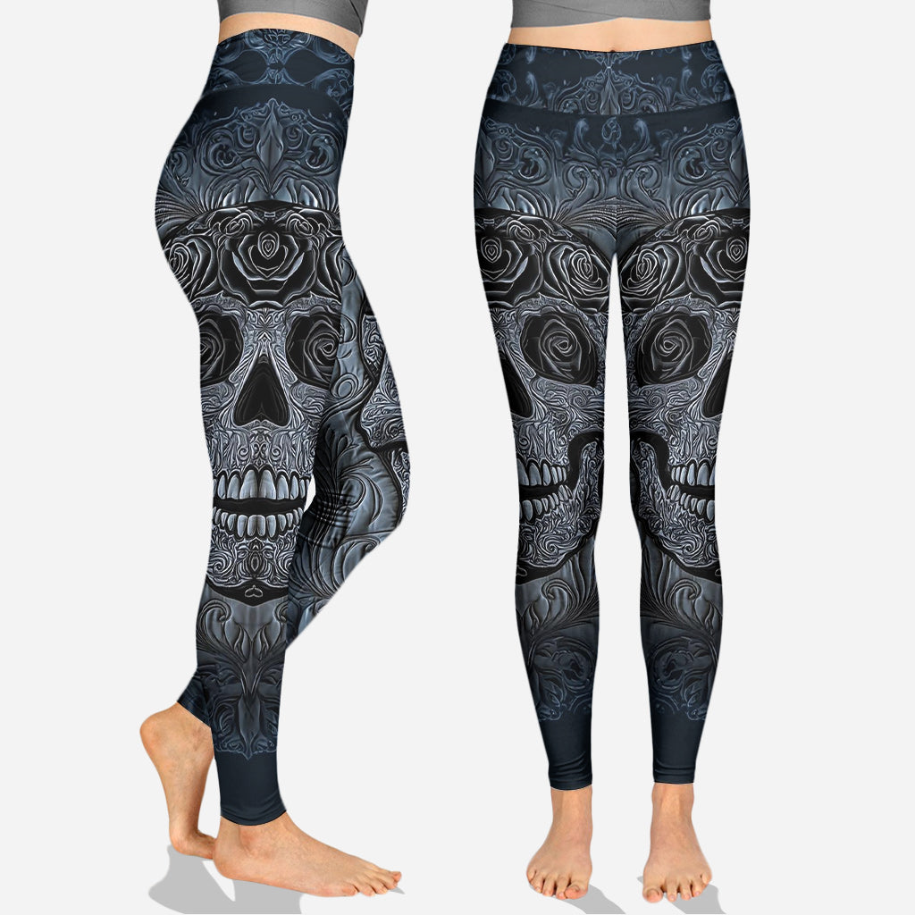 Sweat à capuche et legging personnalisés Cool Skull - Sweat à capuche et legging à motif tête de mort