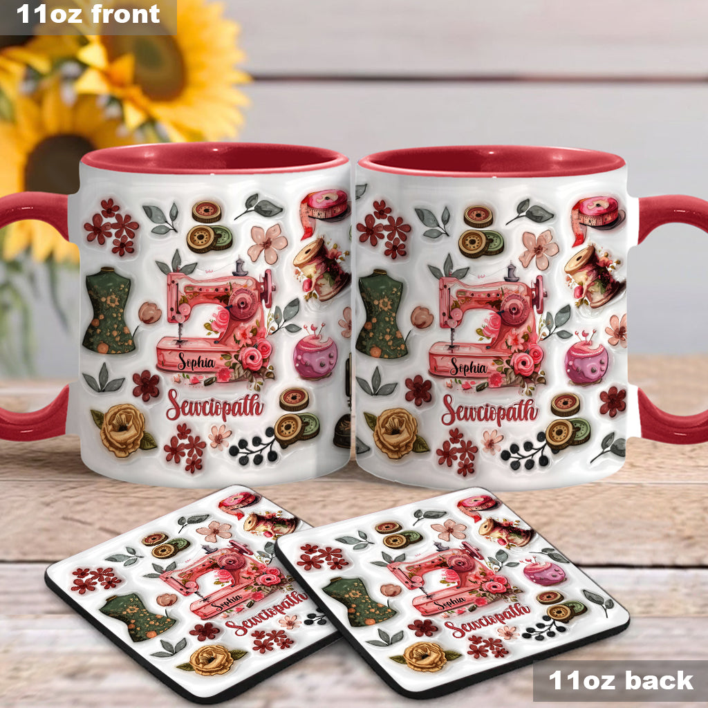 Sewciopath - Personalized Sewing Accent Mug
